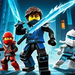 Home 20 닌자고 우주 배경 스토리 - The Elemental Guardians' United Stand**
A dynamic, wide-shot illustration of the six main Ninjago h...