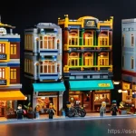 Home 19 닌자고 레고로 만든 세계 기록 - **"A vibrant, bustling, multi-level cityscape inspired by the LEGO Ninjago City Markets (71799) set,...